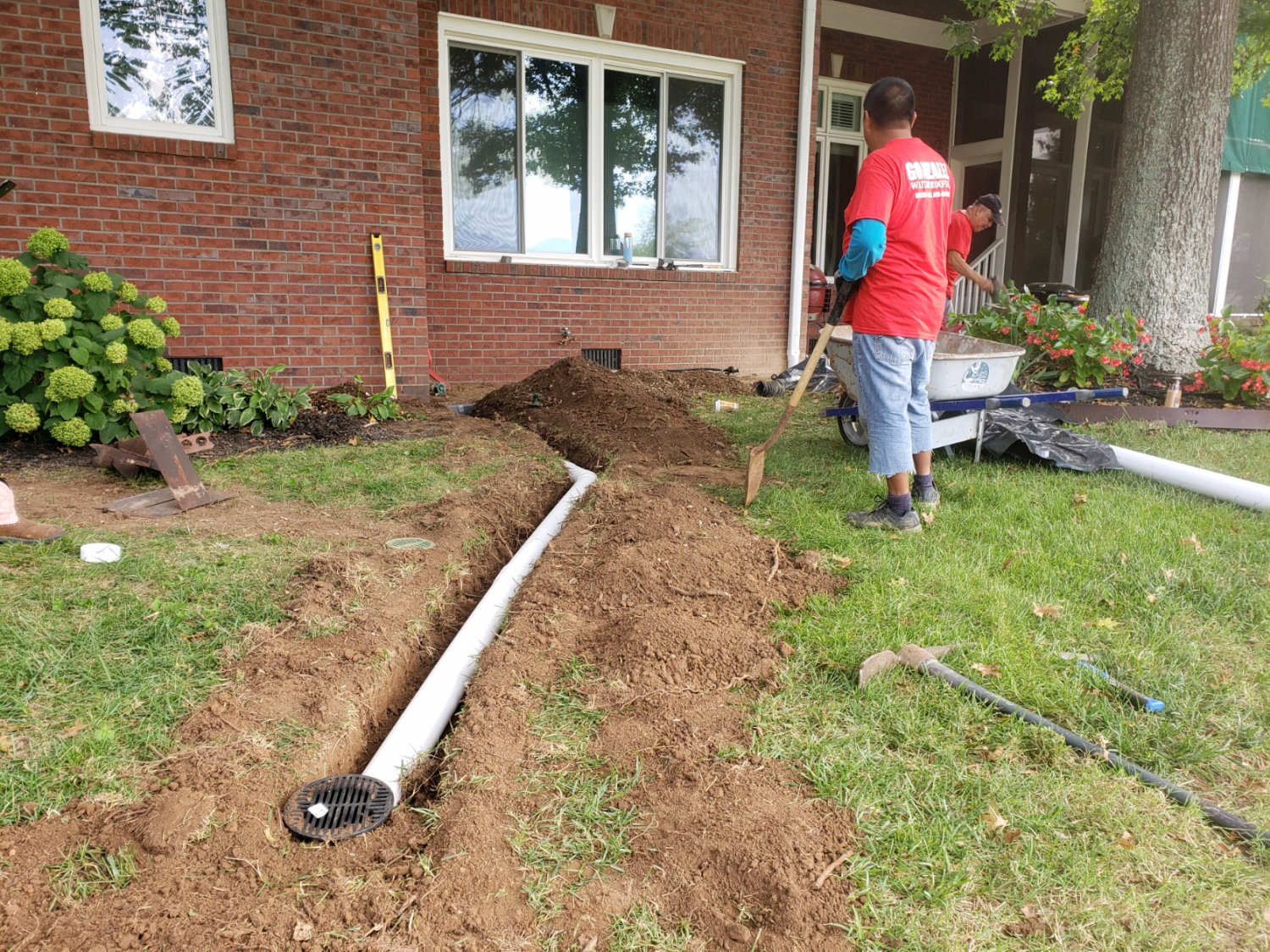 Nashville Downspout Dude Bubble Pots 5
