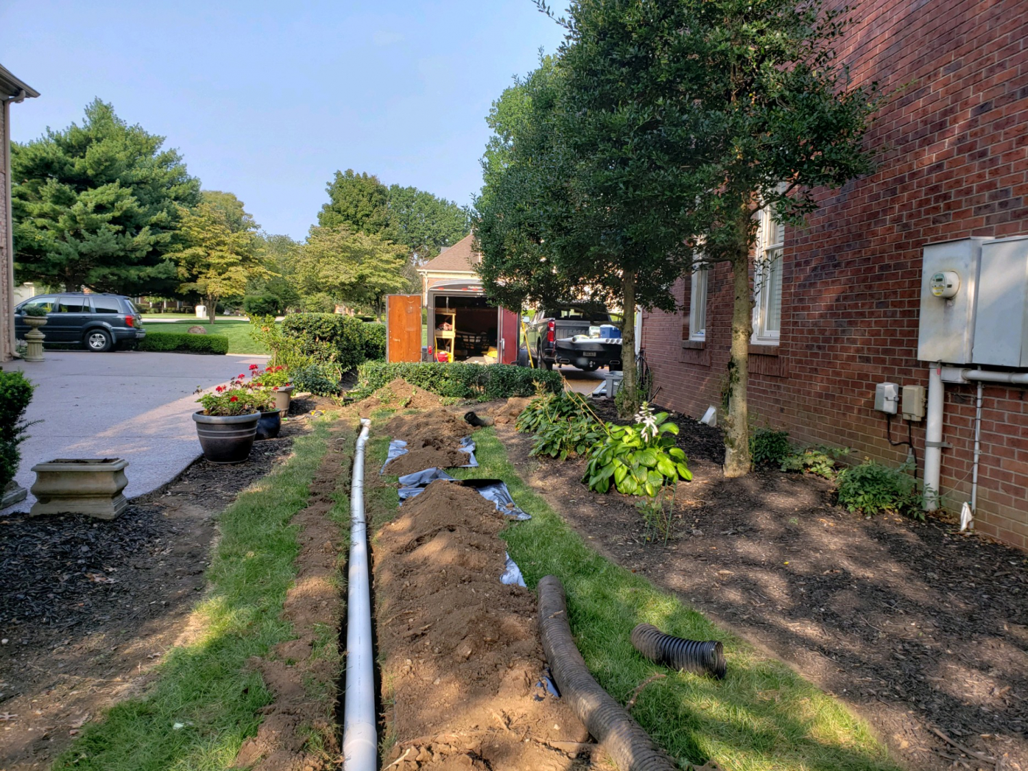 Nashville Downspout Dude Bubble Pots 6